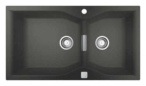 Кухонная мойка GROHE K700 с 2 чашами, 900 x 500 мм, серый гранит (31658AT0) Кухонная мойка GROHE K700 с 2 чашами, 900 x 500 мм, серый гранит (31658AT0)