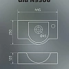 Раковина Gid N9306 61109 подвесная белая 44.5x25x12 Раковина Gid N9306 61109 подвесная белая 44.5x25x12