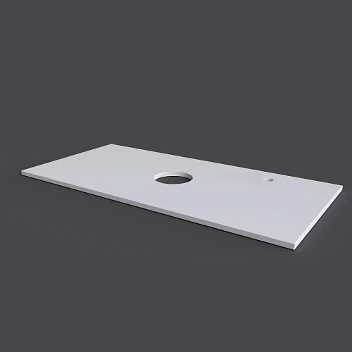 Столешница GROSSMAN ФЛАЙ-100 см белая 501001 Столешница GROSSMAN ФЛАЙ-100 см белая 501001