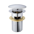 Донный клапан CeramaLux RD003 с переливом, хром Донный клапан CeramaLux RD003 с переливом, хром