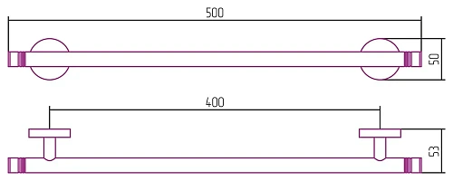 Полотенцедержатель Сунержа КАНЬОН одинарный / L 500 03-3001-0500 Золото Полотенцедержатель Сунержа КАНЬОН одинарный / L 500 03-3001-0500 Золото