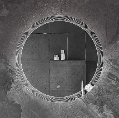 Зеркало CEZARES ECO с лазерной гравировкой подсветкой и сенсорным выключателем CZR-SPC-ECO-600-LED-TCH 600x30 Зеркало CEZARES ECO с лазерной гравировкой подсветкой и сенсорным выключателем CZR-SPC-ECO-600-LED-TCH 600x30