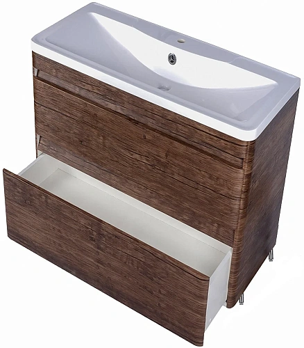 Тумба под раковину Style Line Атлантика 90, Люкс старое дерево, PLUS СС-00002211 Тумба под раковину Style Line Атлантика 90, Люкс старое дерево, PLUS СС-00002211