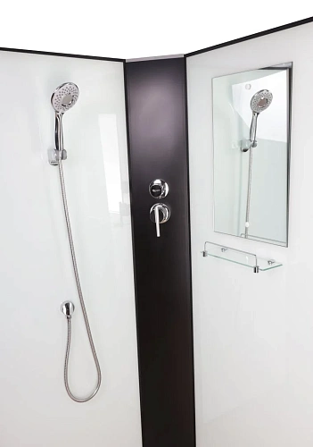 Душевая кабина Niagara Classic NG-6709-14BK (1000х1000х2000) высокий поддон (45см) стекло прозрачное черные профиля 67091414BK Душевая кабина Niagara Classic NG-6709-14BK (1000х1000х2000) высокий поддон (45см) стекло прозрачное черные профиля 67091414BK