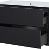 Тумба под раковину Aquanet Милан 105 черный глянец 00316690 Тумба под раковину Aquanet Милан 105 черный глянец 00316690