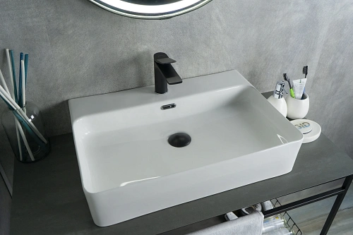 Раковина Gid N9256 51172 накладная белая 60x42x14 Раковина Gid N9256 51172 накладная белая 60x42x14