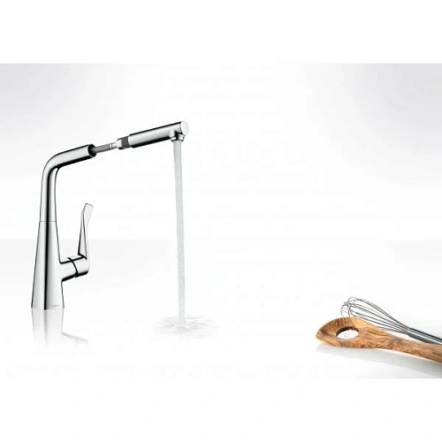 Смеситель для кухни hansgrohe Metris 14821000 Смеситель для кухни hansgrohe Metris 14821000