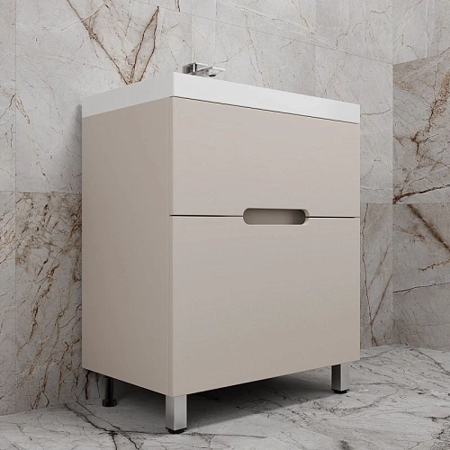 Тумба под раковину Style Line Матис 70 см ЛС-00002434 напольная, крем Тумба под раковину Style Line Матис 70 см ЛС-00002434 напольная, крем