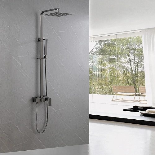 Душевая система ABBER Daheim AF8220NGL без излива, никель Душевая система ABBER Daheim AF8220NGL без излива, никель