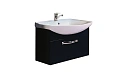 Тумба с раковиной Aquaton Ария 50 1A1403K0AA950 (черный глянец) Тумба с раковиной Aquaton Ария 50 1A1403K0AA950 (черный глянец)