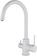 Смеситель для кухни Kaiser 26744-4 под фильтр, белый