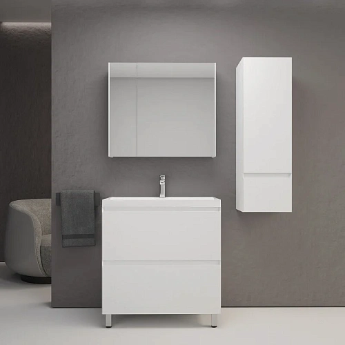 Шкаф-пенал Style Line Манхэттен 36 ЛС-00002380 ЭМАЛЬ PLUS подвесной, белый матовый Шкаф-пенал Style Line Манхэттен 36 ЛС-00002380 ЭМАЛЬ PLUS подвесной, белый матовый