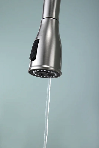 Смеситель для кухни Paulmark LANGE брашированная сталь La214212-BS Смеситель для кухни Paulmark LANGE брашированная сталь La214212-BS