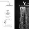Душевая система Vincea Esse VSFS-1E0TMB термостатическая, черный Душевая система Vincea Esse VSFS-1E0TMB термостатическая, черный
