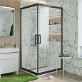 Душевой уголок STWORKI Дублин 95x95 см профиль черный матовый 464932 Душевой уголок STWORKI Дублин 95x95 см профиль черный матовый 464932