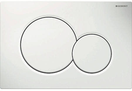 Клавиша смыва Geberit 115.770.11.5 Sigma 01 пластик, белая Клавиша смыва Geberit 115.770.11.5 Sigma 01 пластик, белая