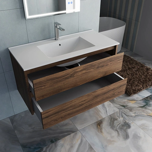 Тумба под раковину Vincea Gio 1000 VMC-2G100CO подвесная, C.Oak Тумба под раковину Vincea Gio 1000 VMC-2G100CO подвесная, C.Oak