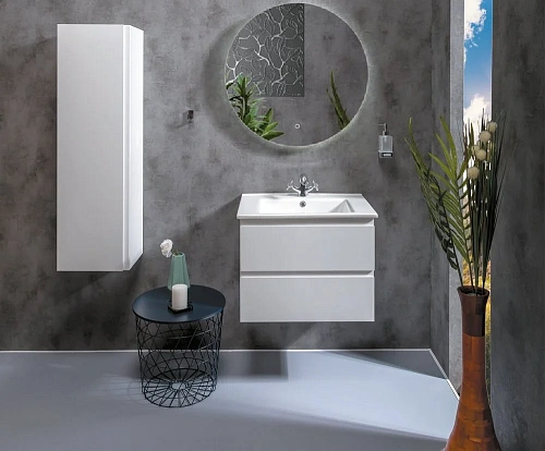 Тумба под раковину Boheme CAPOLDA 65 белая + ручка белая 849-065-W Тумба под раковину Boheme CAPOLDA 65 белая + ручка белая 849-065-W