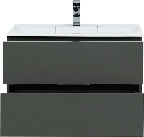 Тумба под раковину Aquanet Алвита 80 серый антрацит 00215120 Тумба под раковину Aquanet Алвита 80 серый антрацит 00215120