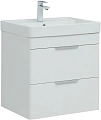 Тумба с раковиной Aquanet Ирис new 120 L 00332258 подвесная белый глянец Тумба с раковиной Aquanet Ирис new 120 L 00332258 подвесная белый глянец