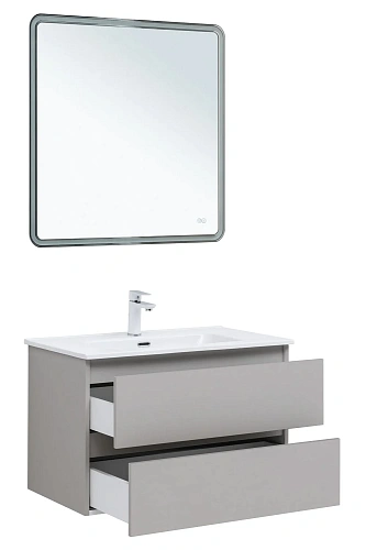 Тумба с раковиной Aquanet Вега 2.0 80 00344774 бежевый Тумба с раковиной Aquanet Вега 2.0 80 00344774 бежевый