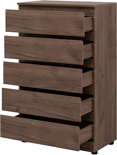 Комод Aquanet Сканди 700x400 Дуб крафт (5 ящиков) 00302552 Комод Aquanet Сканди 700x400 Дуб крафт (5 ящиков) 00302552