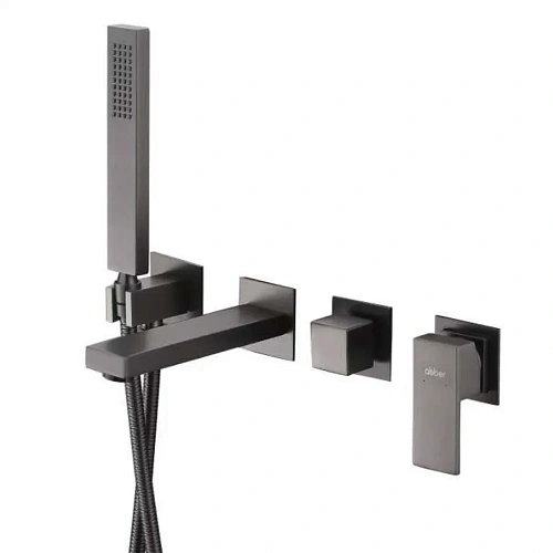 Смеситель для ванны ABBER Daheim AF8230NG скрытого монтажа, никель Смеситель для ванны ABBER Daheim AF8230NG скрытого монтажа, никель