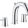 Смеситель для раковины GROHE BauClassic 20470000 на 3 отверстия Смеситель для раковины GROHE BauClassic 20470000 на 3 отверстия