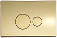 Клавиша смыва Boheme 668-G пластик GOLD (для 666) Клавиша смыва Boheme 668-G пластик GOLD (для 666)