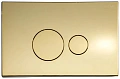 Клавиша смыва Boheme 668-G пластик GOLD (для 666) Клавиша смыва Boheme 668-G пластик GOLD (для 666)