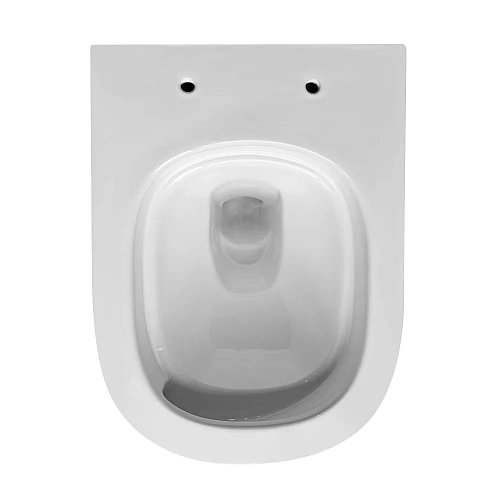 Унитаз подвесной ABBER Rechteck AC1218 белый, безободковый, смыв торнадо и струйный смыв Унитаз подвесной ABBER Rechteck AC1218 белый, безободковый, смыв торнадо и струйный смыв