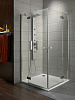 Картинка анонса товара «душевой уголок radaway almatea kdd 100rx90l 32183-01-08n»