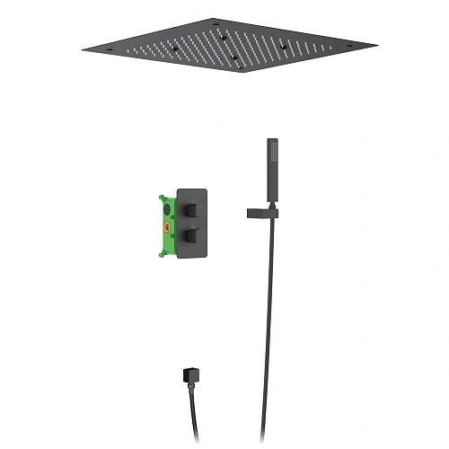 Душевая система Timo Petruma SX-5029/03SM встраиваемая с термостатом черный Душевая система Timo Petruma SX-5029/03SM встраиваемая с термостатом черный