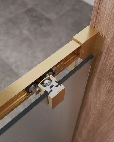 Душевая дверь CEZARES MOLVENO-BF-1-120-P-BORO цвет профиля брашированное золото стекло рифленое Душевая дверь CEZARES MOLVENO-BF-1-120-P-BORO цвет профиля брашированное золото стекло рифленое