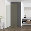 Душевая перегородка Vincea Walk-In VSW-7HS100GWG 1000x2000 брашированное золото, стекло с золотыми нитями Душевая перегородка Vincea Walk-In VSW-7HS100GWG 1000x2000 брашированное золото, стекло с золотыми нитями