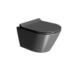 Унитаз подвесной GSI KUBE X безободковый Swirlflush черный матовый (941626) без сиденья Унитаз подвесной GSI KUBE X безободковый Swirlflush черный матовый (941626) без сиденья