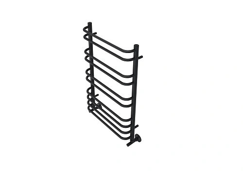 Полотенцесушитель водяной Aquatek Пандора П10 500х800 мм, черный муар AQ RRС1080BL Полотенцесушитель водяной Aquatek Пандора П10 500х800 мм, черный муар AQ RRС1080BL