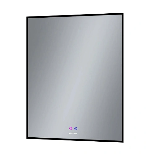 Зеркало GROSSMAN PRAGMA-норма BLACK (700x800x45) LED с сенсорным выключателем и подогревом 1870802 Зеркало GROSSMAN PRAGMA-норма BLACK (700x800x45) LED с сенсорным выключателем и подогревом 1870802