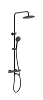 Душевая система ARROW AG3317SHMB с термостатом черный