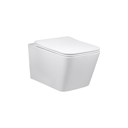 Унитаз подвесной Vincea Q-Line VT1-12 белый, ультратонкое soft close сиденье Унитаз подвесной Vincea Q-Line VT1-12 белый, ультратонкое soft close сиденье