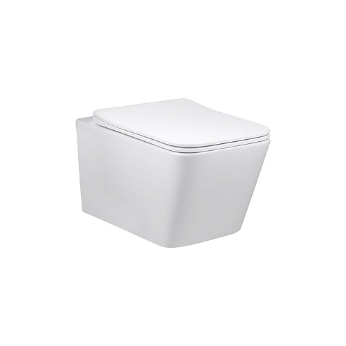 Унитаз подвесной Vincea Q-Line VT1-12 белый, ультратонкое soft close сиденье Унитаз подвесной Vincea Q-Line VT1-12 белый, ультратонкое soft close сиденье