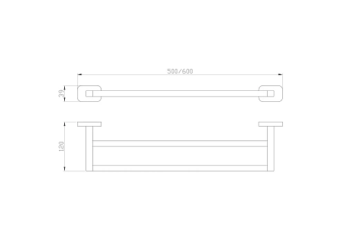 Полотенцедержатель Wonzon & Woghand темный графит (WW-9311) Полотенцедержатель Wonzon & Woghand темный графит (WW-9311)