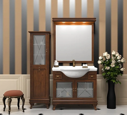 Шкаф-пенал Opadiris Борджи, светлый орех, левый Z0000003753 Шкаф-пенал Opadiris Борджи, светлый орех, левый Z0000003753