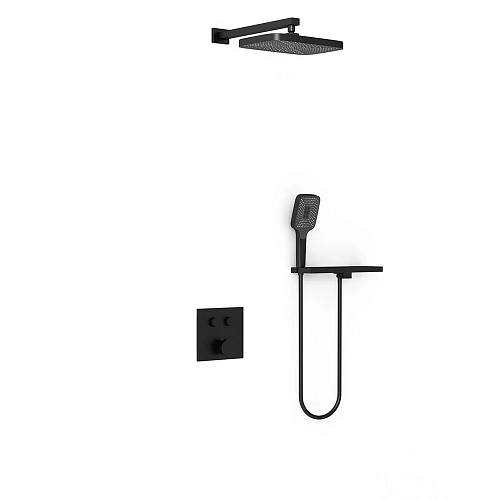 Душевая система Vincea VSFW-4211RMB встраиваемая, 2 режима, черный Душевая система Vincea VSFW-4211RMB встраиваемая, 2 режима, черный