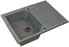 Картинка анонса товара «кухонная мойка aquaton монца, 1a716032mc050, серая»
