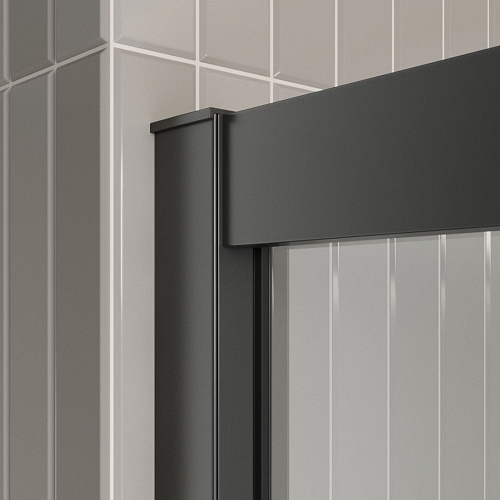 Душевая дверь BelBagno LUCE-BF-1-120-C-NERO Душевая дверь BelBagno LUCE-BF-1-120-C-NERO
