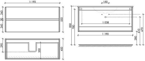 Тумба под раковину Sancos Urban UR120-1EG дуб галифакс натуральный Тумба под раковину Sancos Urban UR120-1EG дуб галифакс натуральный