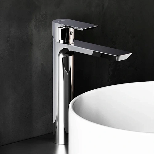 Смеситель для раковины Damixa Apollo 470250000 высокий, хром Смеситель для раковины Damixa Apollo 470250000 высокий, хром