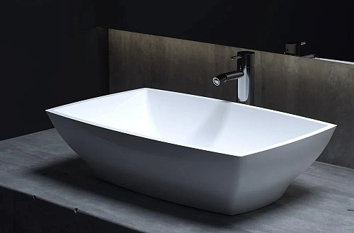 Раковина Salini GLORIA 04 1102204MN S-Stone накладная, матовая Раковина Salini GLORIA 04 1102204MN S-Stone накладная, матовая