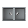 Картинка анонса товара «кухонная мойка omoikiri tedori 86-2-gr tetogranit/leningrad grey 4993572»